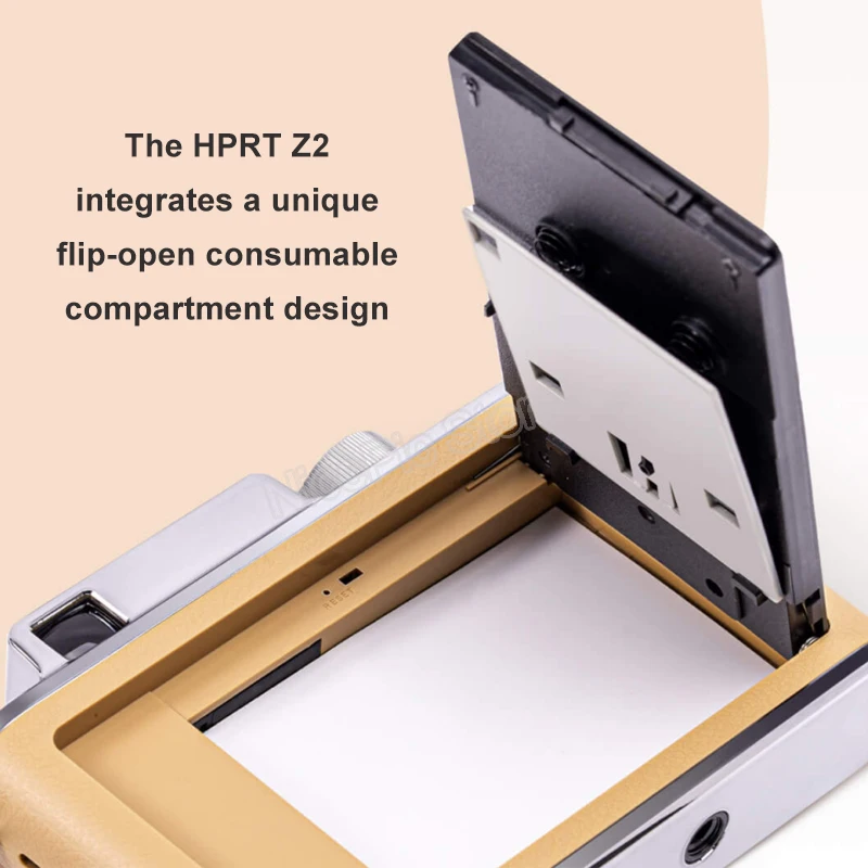 Pocket Photo Printer Portable Bluetooth-compatible Zink AR Picture Mobile Instant Camera Color 2.8inch Screen -HPRT Z2