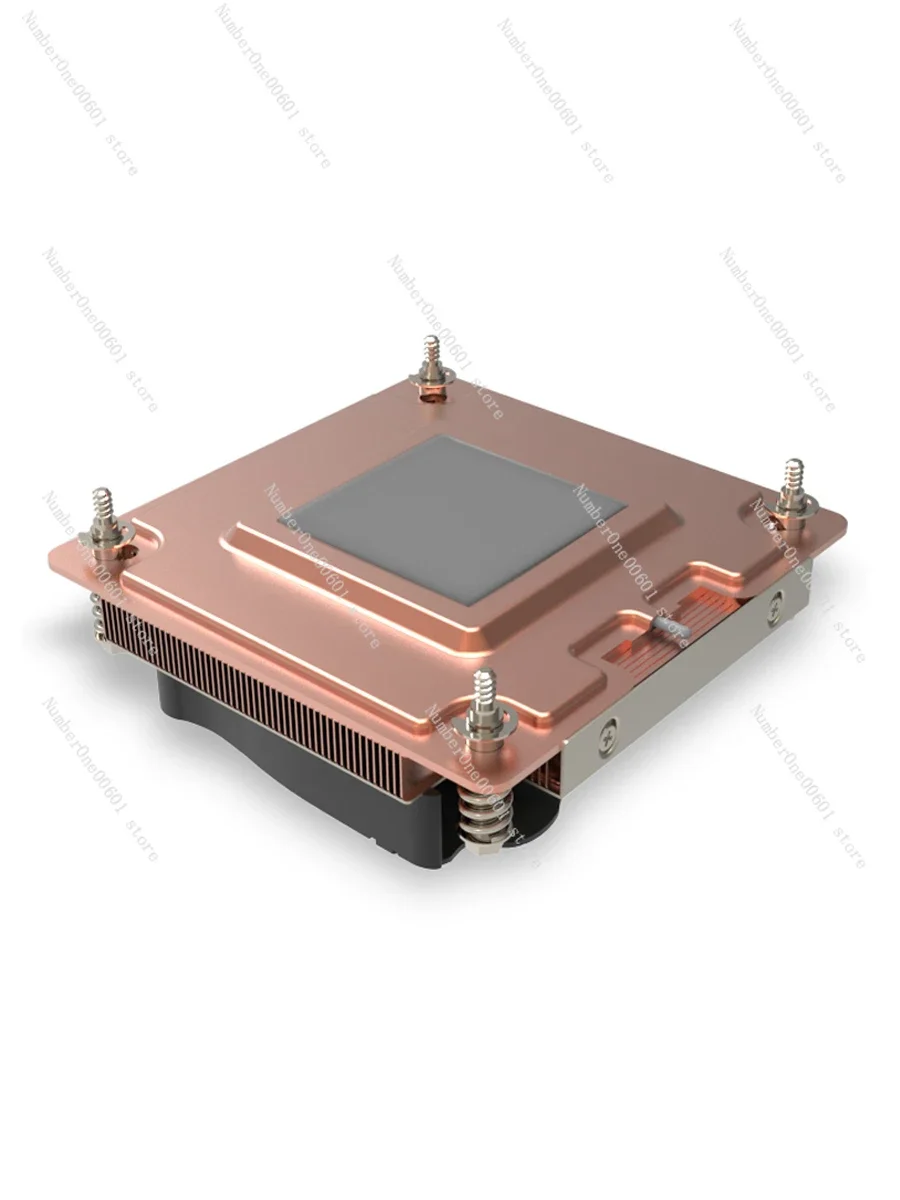 For 1700 Pin Thin 1U Server Heat Sink Industrial Control Computer CPU Pure Copper Fan Q7