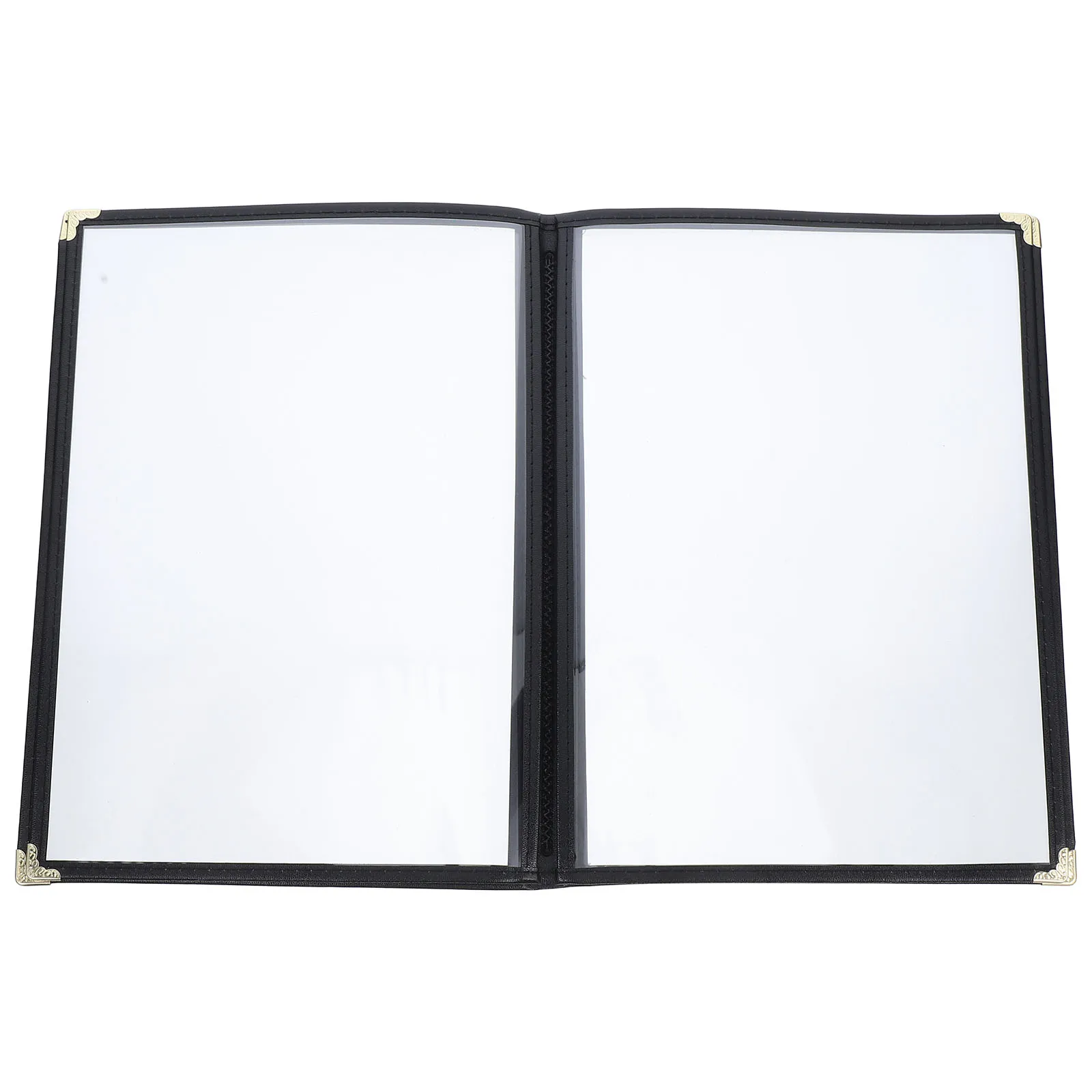 

Transparent Recipe Book Menu for Bar Cover Hotel Binder Restaurant Drink List Holder with Clear Inserts Pockets Plastic Sleeves