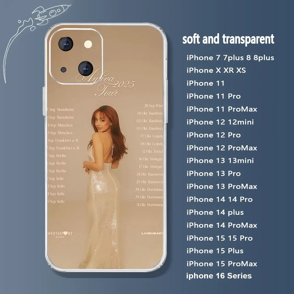 Ayliva she knows Phone Case For Iphone 16 15 11 13 14 Pro Max 7 8 Plus X Xr Xs Max 12mini Transparent Cover