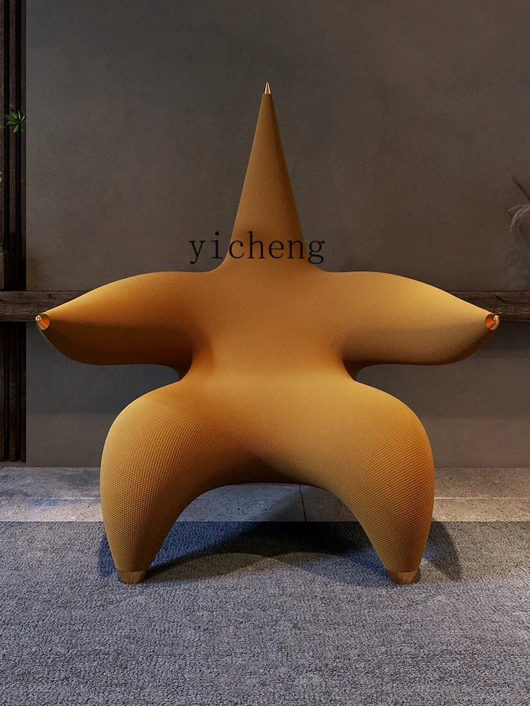 Zk Single-Seat Sofa Chair Lazy High-Profile Figure Starfish Light Luxury Ins Leisure Chair Home