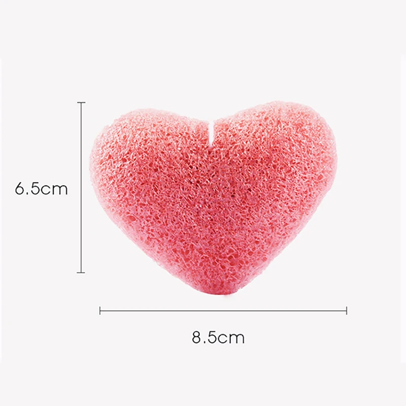 1Pc รูปหัวใจทำความสะอาดใบหน้าแต่งหน้ากระพือ,ผู้หญิง Make Up Foundation ครีมเครื่องสำอางค์พัฟ facial ฟองน้ำแป้งพัฟ