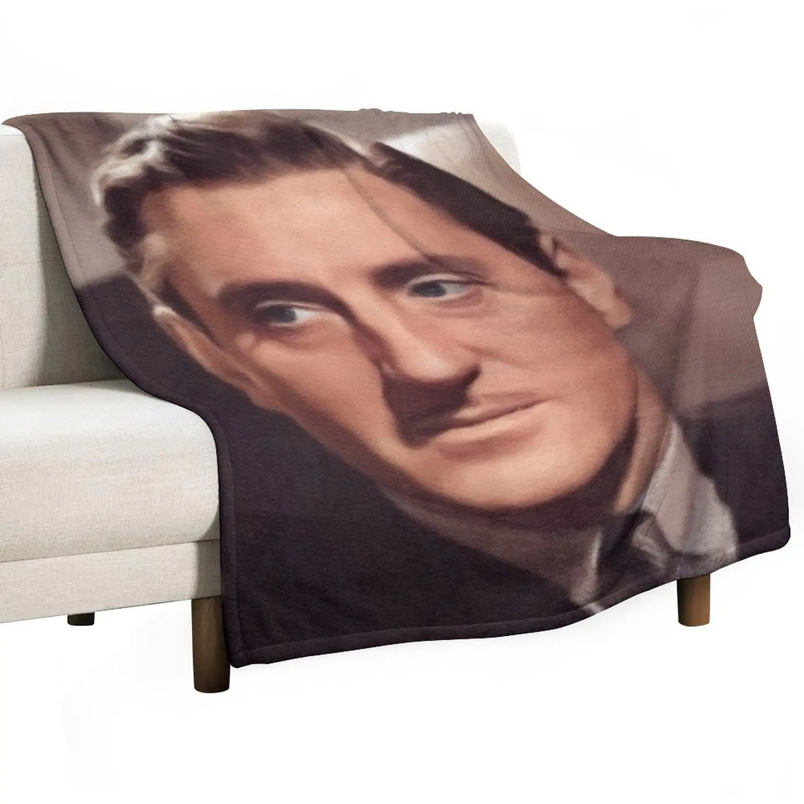 

Basil Rathbone, Movie Star Throw Blanket Cute Fashion Sofas Nap Luxury St Blankets