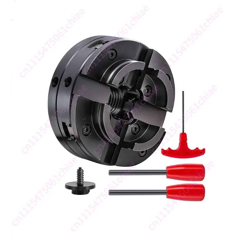 4-Inch Self-centering Chuck, Woodworking Machinery Linkage Single-action Chuck, Woodworking Lathe 4-jaw Chuck