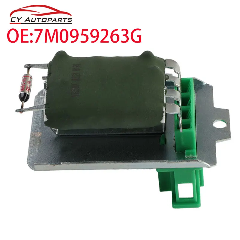 New Heater Blower Motor Resistor For Ford Galaxy Volkswagen VW Seat Sharan Alhambra 7M0959263G 7M0959263 7M0959263C