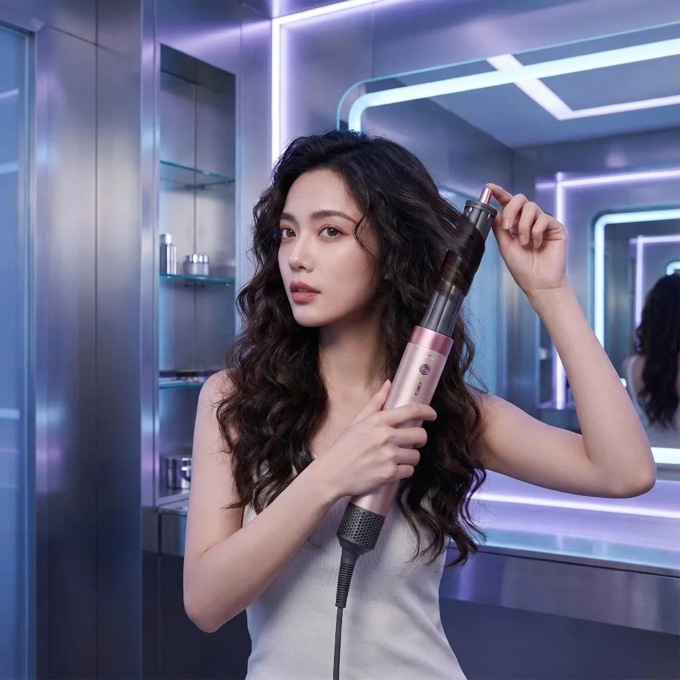 

High-Speed Hair Dryer 6 in 1 Set 150000 RPM Ionic Blow Dryer with Diffuser Fast Drying for Thick Curly Hair Women Gift