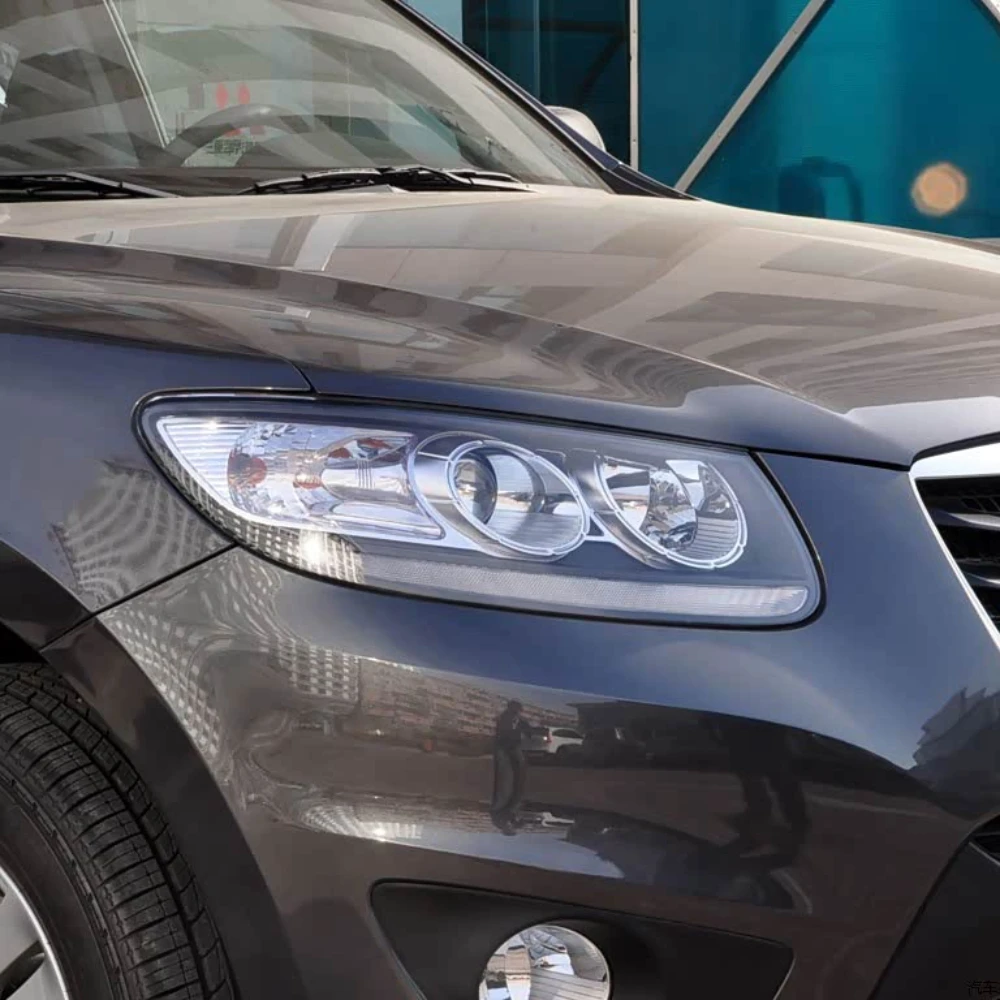 

Корпус переднего света автомобиля, замена фары для Hyundai Santa Fe 2008 2009 2010-2012, прозрачная крышка объектива фары