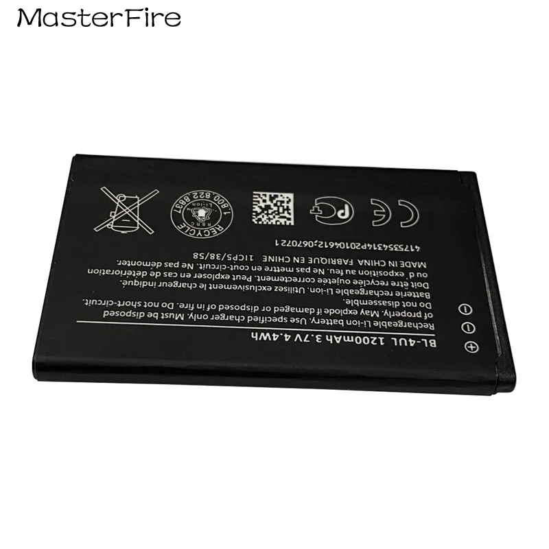 10pcs/lot 3.7V 1200mah Replacement Phone Lithium Battery BL-4UL BL4UL For Nokia 220 215 Lumia225 230 3310 RM-1126/1172 TA-1030
