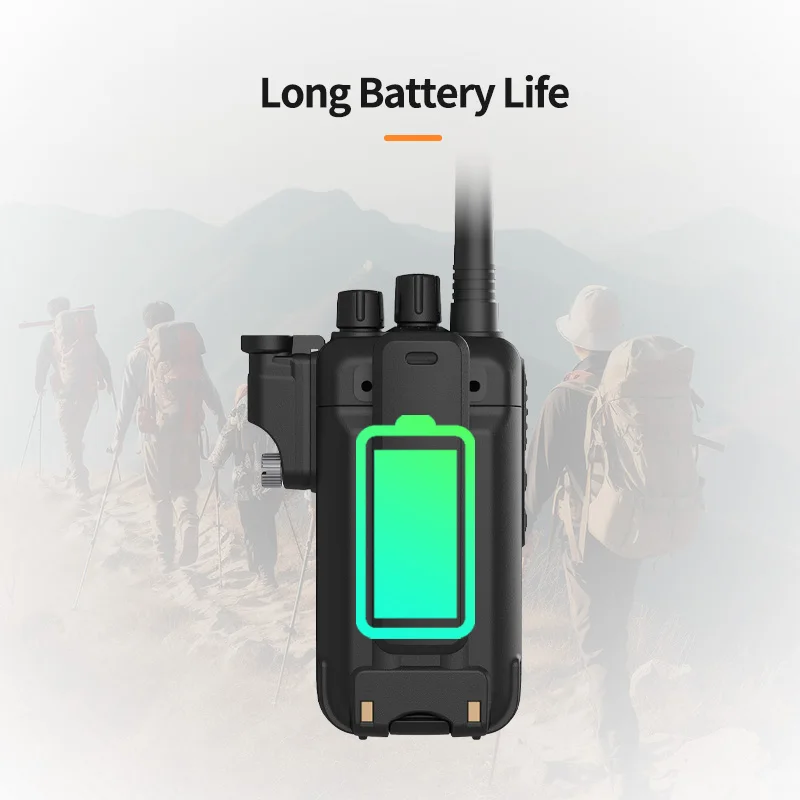 UNIKOO UK390W 5W Walkie Talkie Long Range 3-5Km Powerful IP67 Waterproof VHF or UHF 1pc or 2pcs Durable Two Way Radio Station