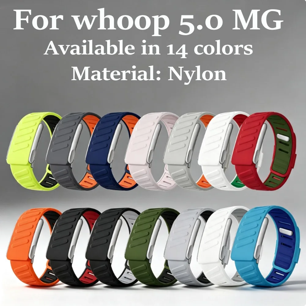 Weiches, leichtes Silikon-Tracker-Armband für Whoop 5.0 MG, Allround-Sportarmband, verstellbares Armband für Männer und Frauen