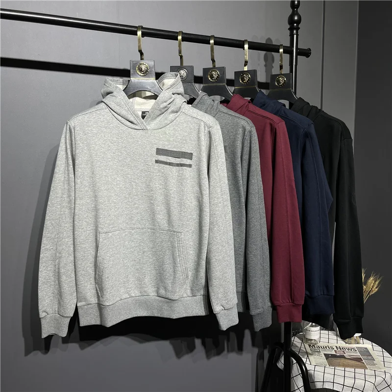 

Ultra Fine Loop Company Goods Men's Casual Hoodie Cotton Rich Comfortable Loose Fit Youthful Trendy Autumn Wear