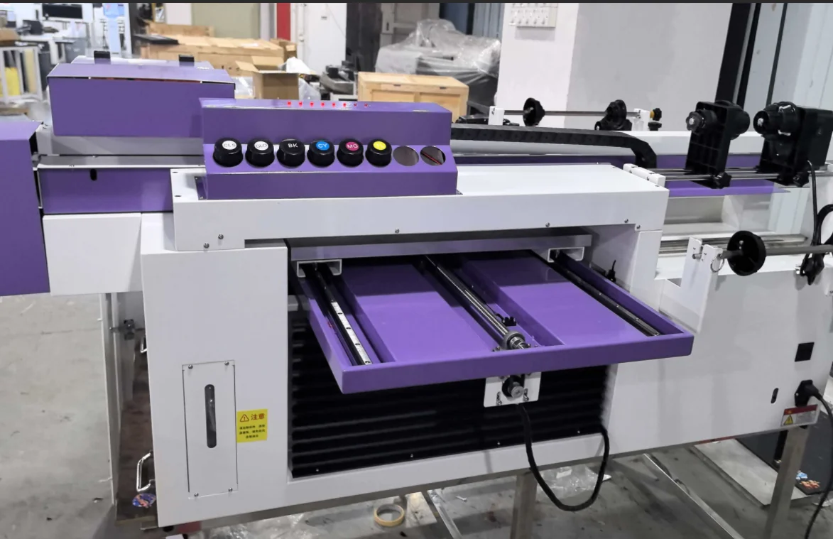 Factory Supply 6090 Hybrid Uv Roll To Roll Flatbed Printer I3200u1 I1600u1 Head Uv Dtf and Uv Flatbed Printer 2 in 1