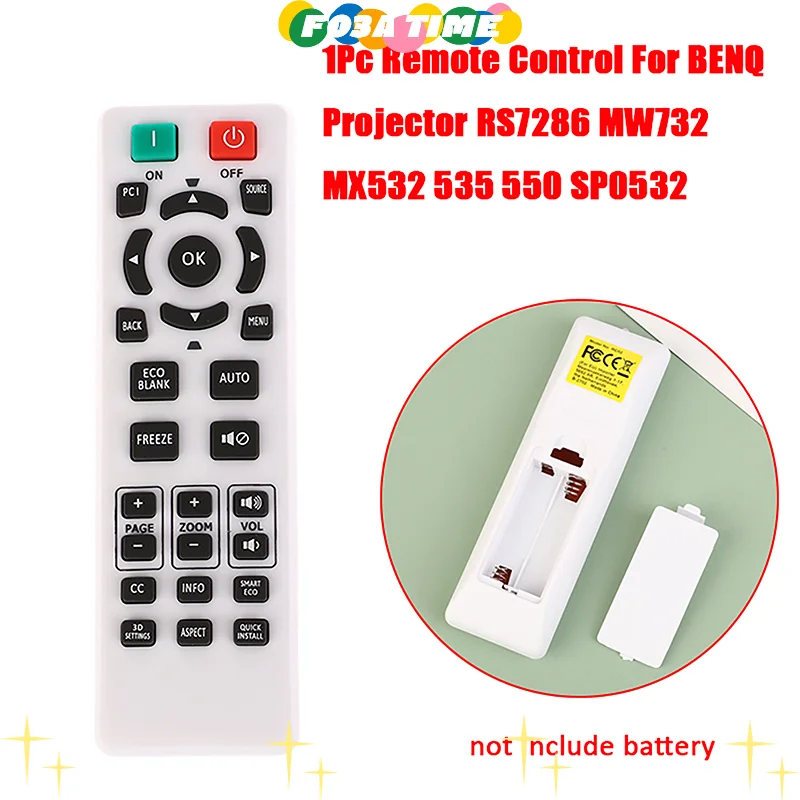 Replacement For BENQ Projector RS7286 SP0532 MX532 MW732 535 550 Remote Control