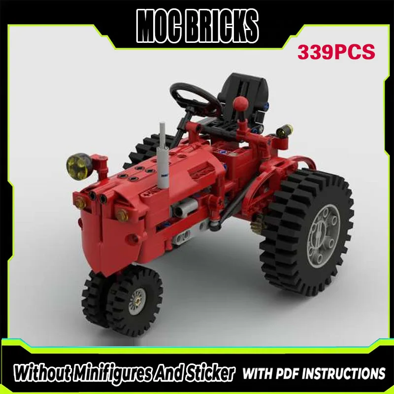 

Конструктор MOC: Модель городского автомобиля и старого сельскохозяйственного трактора. Модульные технологичные блоки. Подарки к праздникам. Набор для сборки детских игрушек.