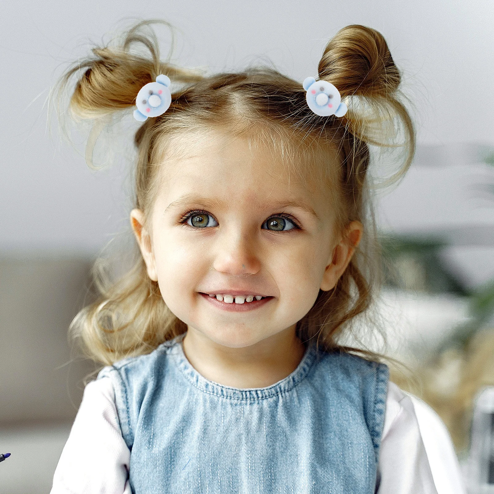 

20Pcs Toddler Hair Clips Kids Bowknot Flower Hair Accessories Soft Comfortable for Party Photos Birthday Masquerade Role Play