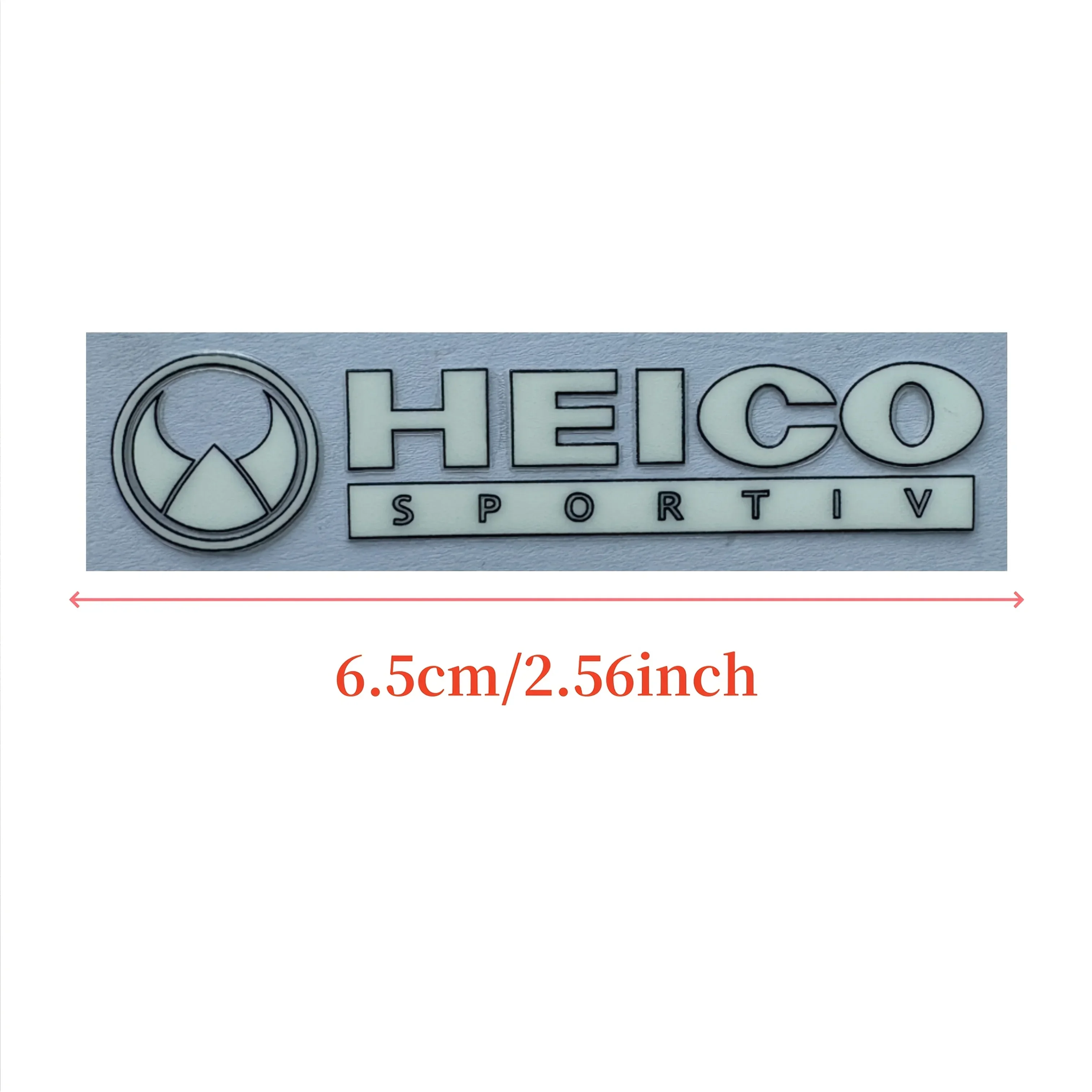 4 قطع/مجموعة ملصق شعار "HEICO Sportiv" للسيارة، ملصق بتصميم رياضي، ملحقات تخصيص خارجية للسيارات #1
