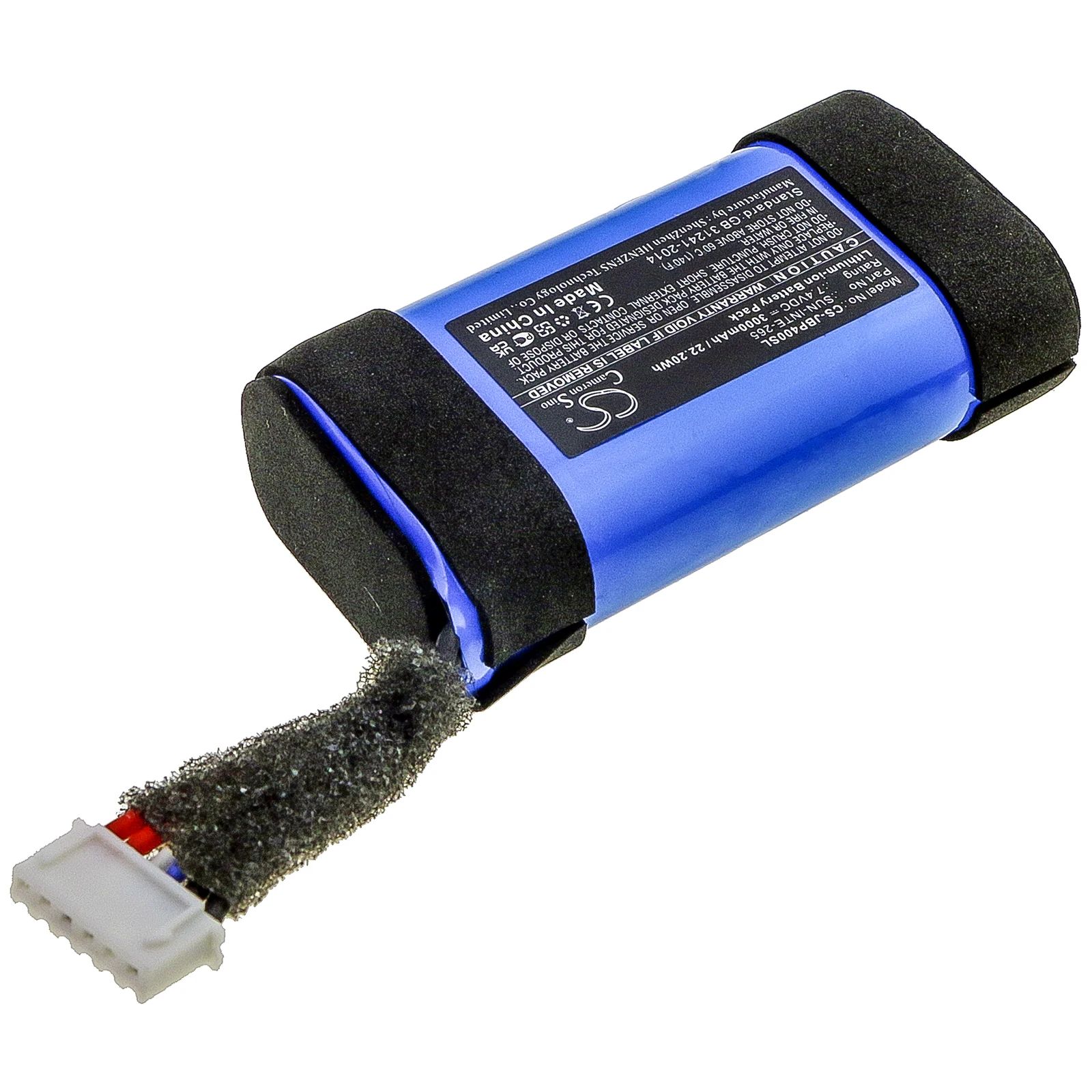 Cameron Sino Speaker Battery for JBL PartyBox On-The-Go Part Number For JBL SUN-INTE-265 Capacity 3000mAh Type Li-ion