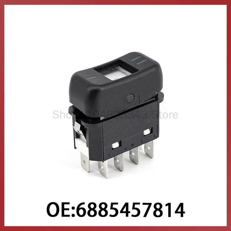 

6885457814 Applicable to Mercedes-Benz truck glass lifter rocker switch power window control switch button