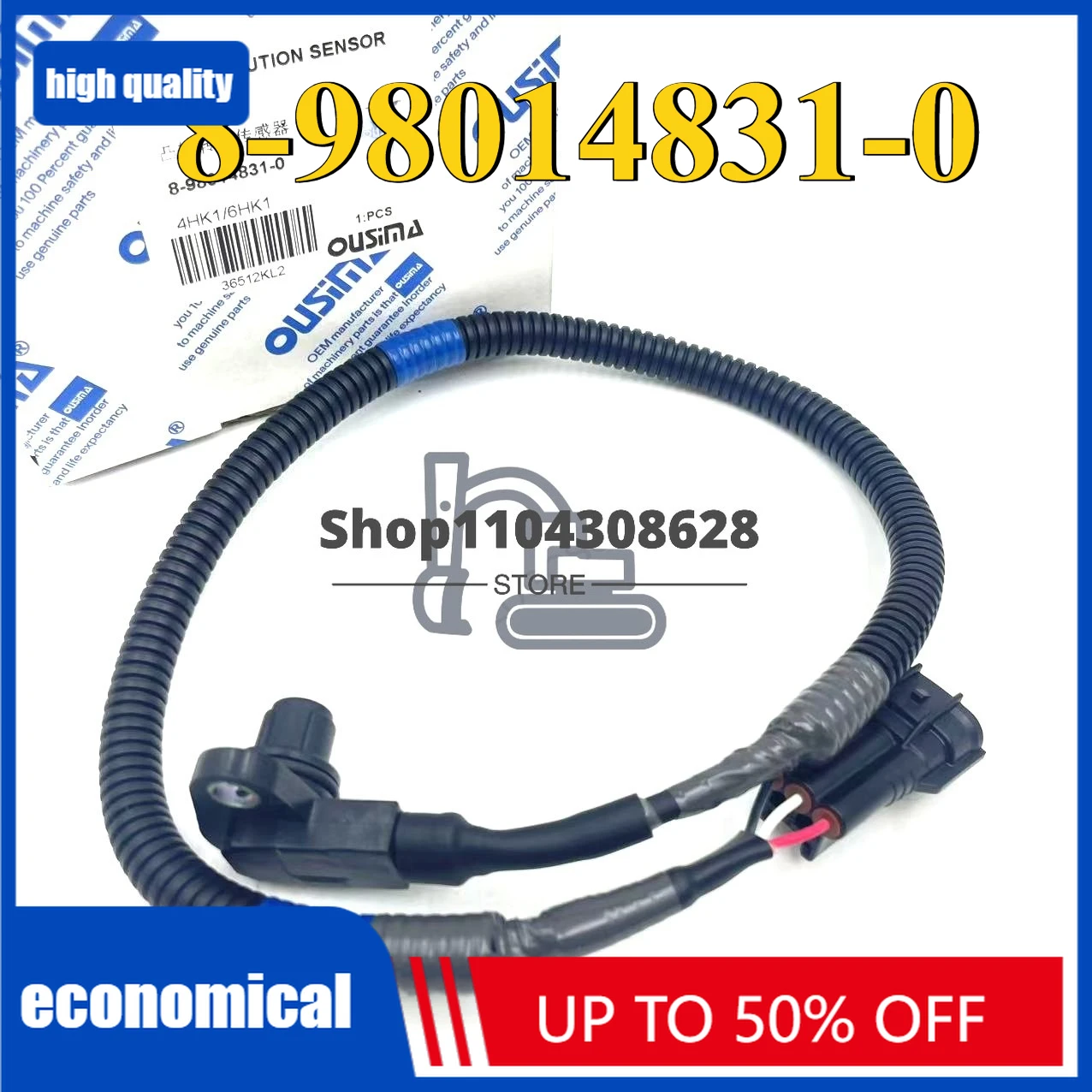 

8-97329775-1 8-98014831-0 Датчик угла положения распределительного вала CPS для грузовика 8973297751 8980148310 ISUZU NPR 4HK1 6HK1 HINO