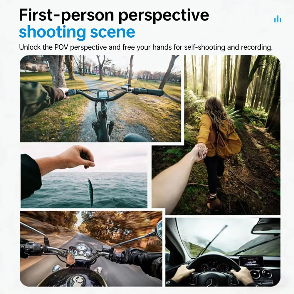Backpack Clip Mount Strap First-Person Perspective Outdoor Live Stream Vlog Video Capture for DJI Osmo Pocket 3 Camera Accessory view 4