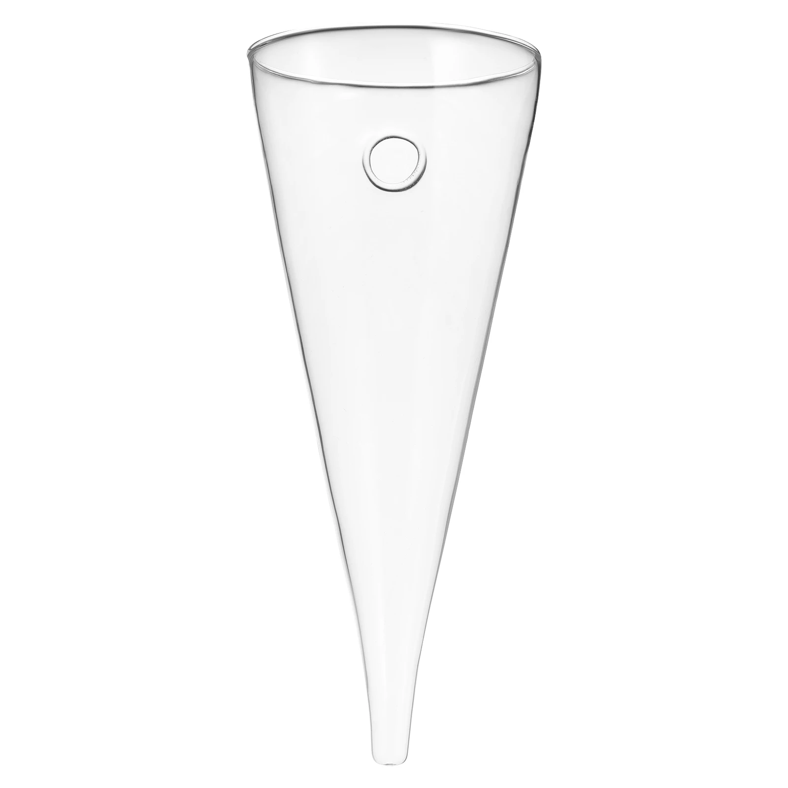 

Glass Vase Circular Cone Vases Bottle Clear Wall Hanging Fashionable Flower Decor