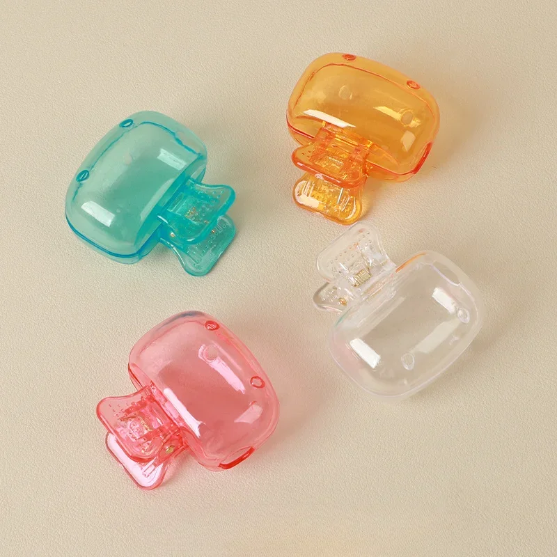 Travel Supplies Protective Cap Travelling Accesories Toothbrush Cover Travel Practical Accessories Toothbrush Storage Clip