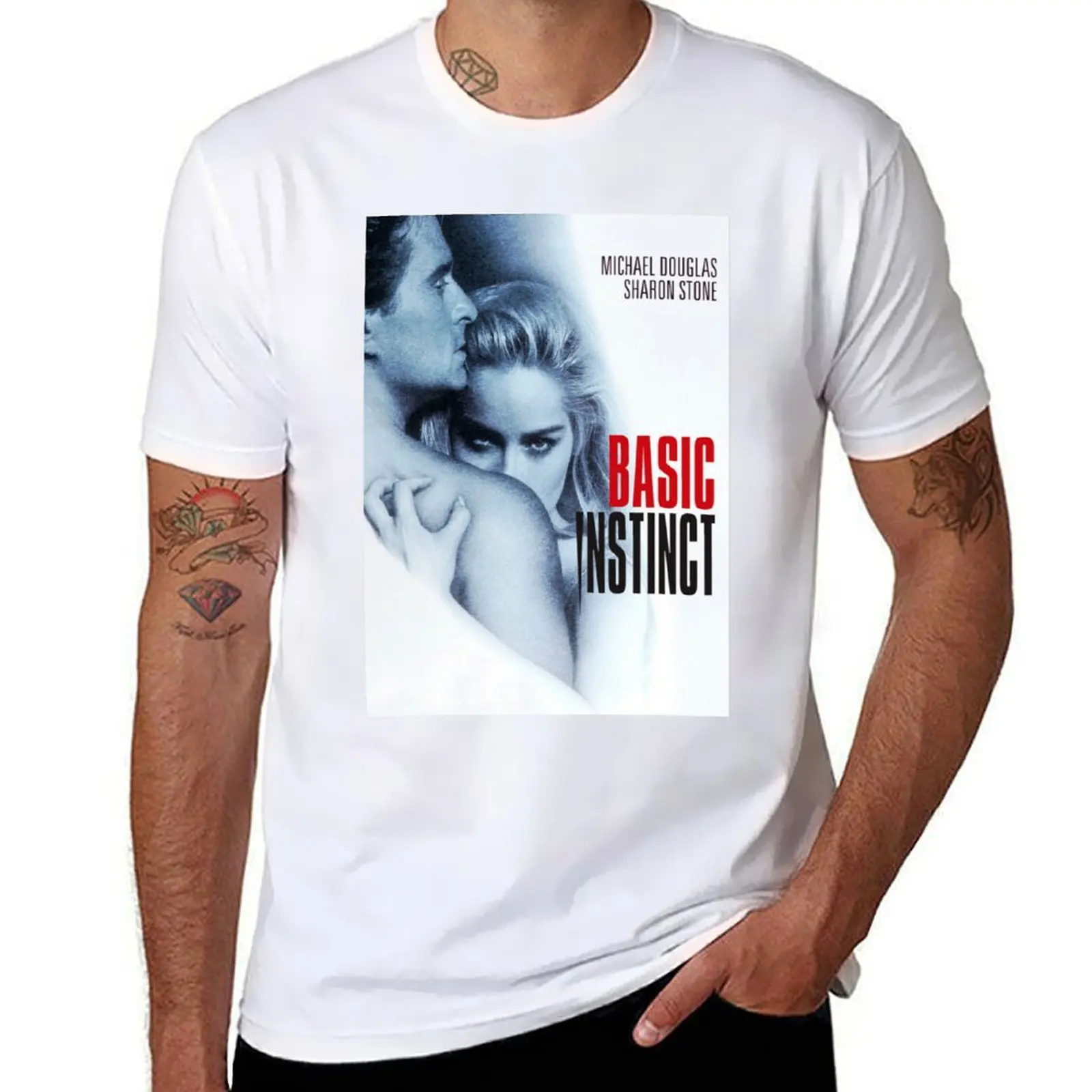

Basic Instinct T-Shirt man graphic t shirt cotton t shirts man 100% funny t shirts dark humor T-Shirt