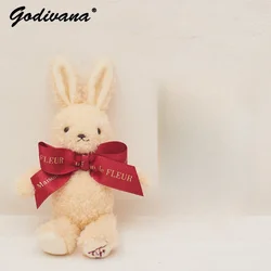 Porte-clés en forme de lapin en peluche japonais pour dames, 30 couleurs, décorations à suspendre, pendentif pour sac à main, breloques pour sac à beurre, mode, mignon, anniversaire, nouveau