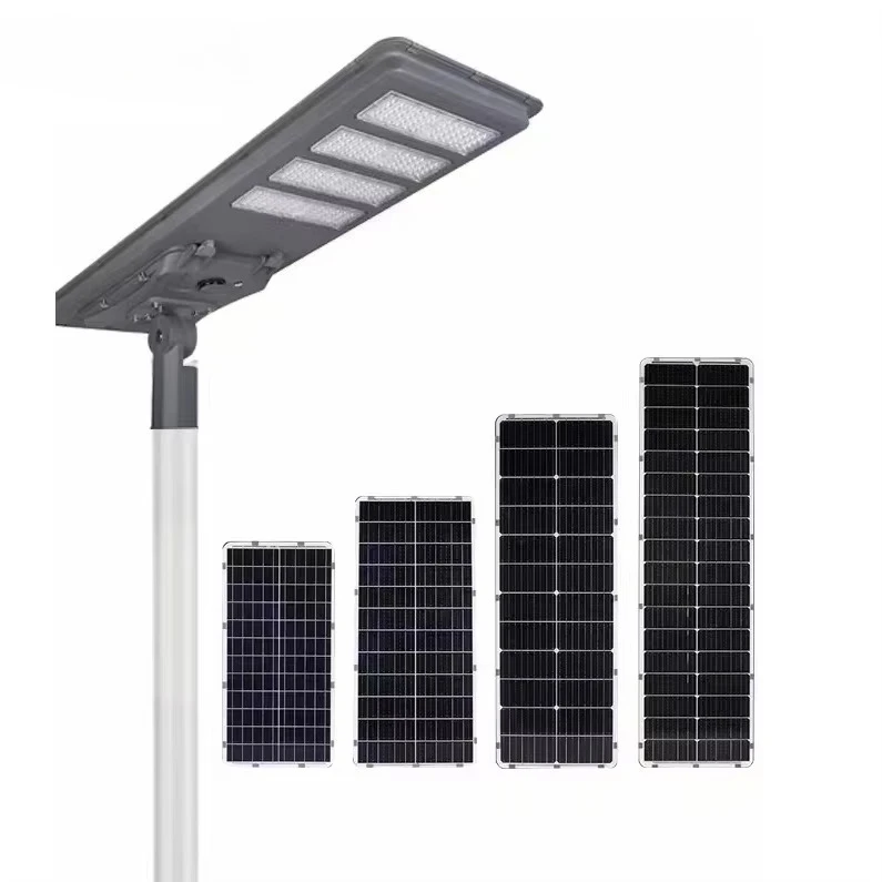 Integrated solar street light Outdoor street Solar garden  project Municipal 500W street lighting