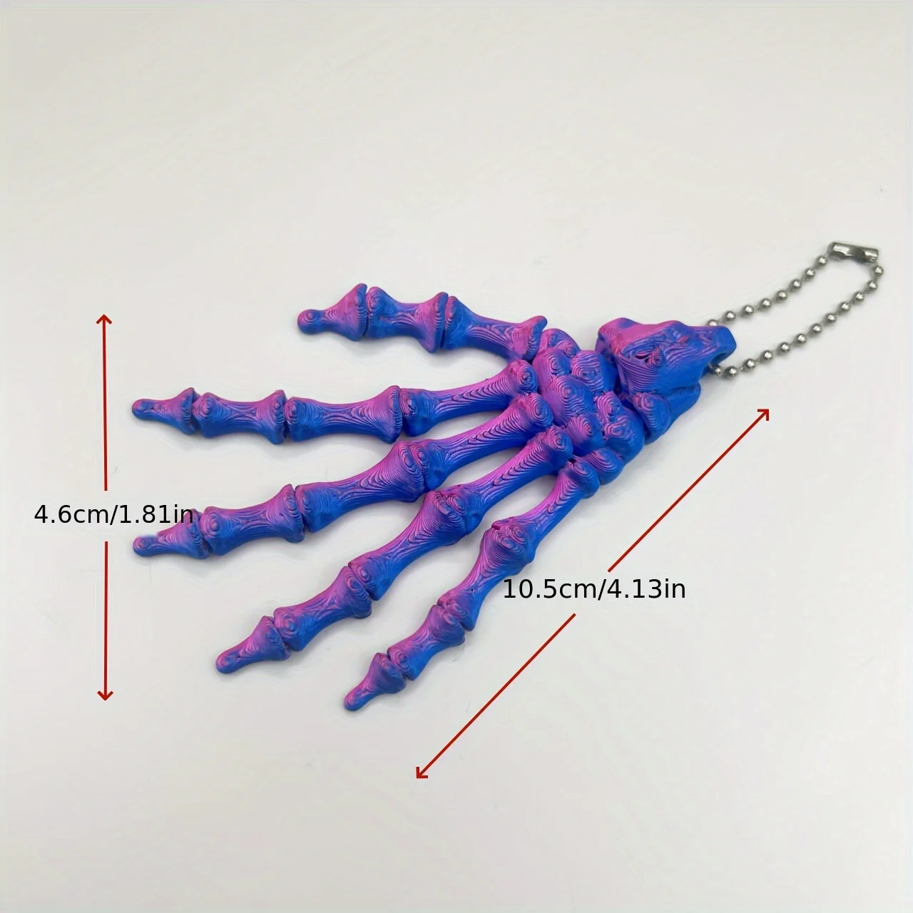 3Dprinted skeleton palm, exquisite craftsmanship Halloween and Easter holiday gift suitable for desktop, car decoration creative