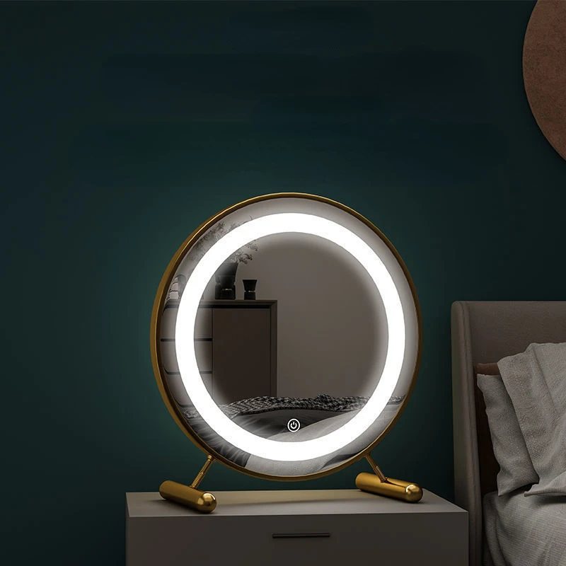 Hot 3 Color Lightling Cosmetic Decorative Mirror Nordic Makeup Light Smart Home Mirror Vanity Table Espejo Pared Home Decoration