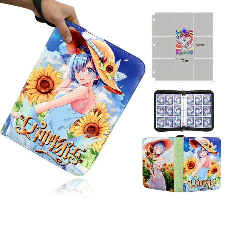 

Новый фотоальбом-коллекционер для карточек Megami Tensei, держатель для визиток, подходит для значков, аниме-атрибутика, роскошный подарок