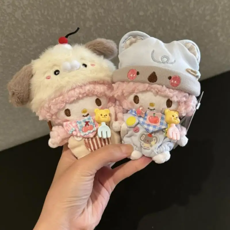 Sanrio – porte-clés poupées de Piano doux, costume Koala Kawaii, petit agneau, jouets en peluche, pendentif, sac à dos pour filles, décoration, cadeaux d'anniversaire