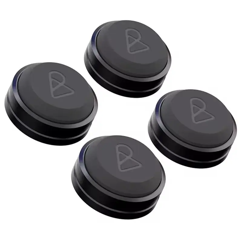abzz-hi-fi-isolation-feet-for-speakers-subwoofer-amplifier-anti-vibration-pads-4-pack-improve-sound-quality-black