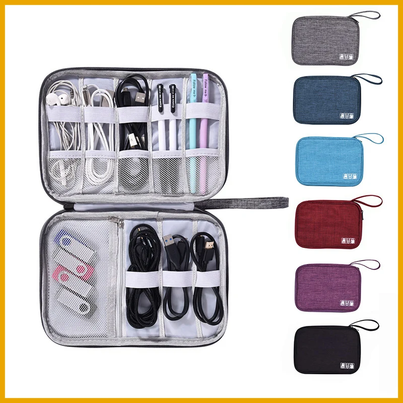 NEW NEW Electronics Organizer Bag Waterproof Carrying Pouch Travel Bag Universal Cable Organizer Electronics Storage Bag Accessories - Aliexpress Deal