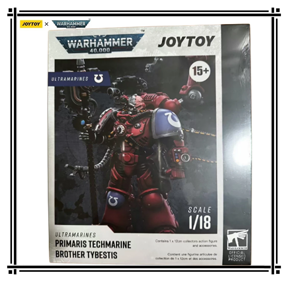 

Оригинальная экшн-фигурка JOYTOY Warhammer 40K Ultramarines Primaris Techmarine 1/18, коллекция моделей, подарок