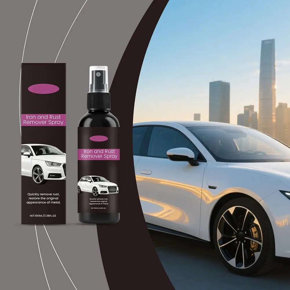 Car Anti-rust Rust Remover Derusting Spray Car Wheel Chassis Hub Accessories Car Rust Maintenance Rust Multi-Purpose Remove T0T7