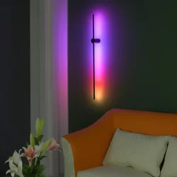 Porch Light Long Wall Lamp Modern Long Strip LED Ligths RGB Indoor Atmosphere Bar Decor Fill Light Lighting Wall Lamps Sconce