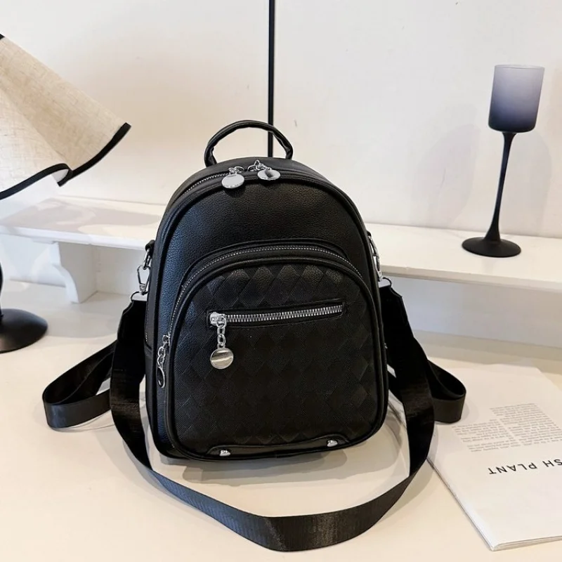 

Модная женская сумка через плечо большой вместимости в минималистском стиле из уникальной кожи и однотонного дизайна