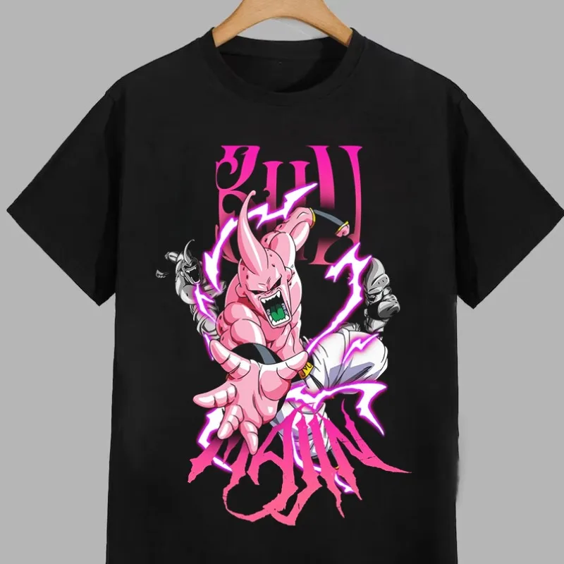 Koszulka męska Goku Dragon Ball Z Kamehameha z krótkim rękawem Super Saiyan letnia bawełniana damska koszulka streetwearowa casual wysokiej jakości top
