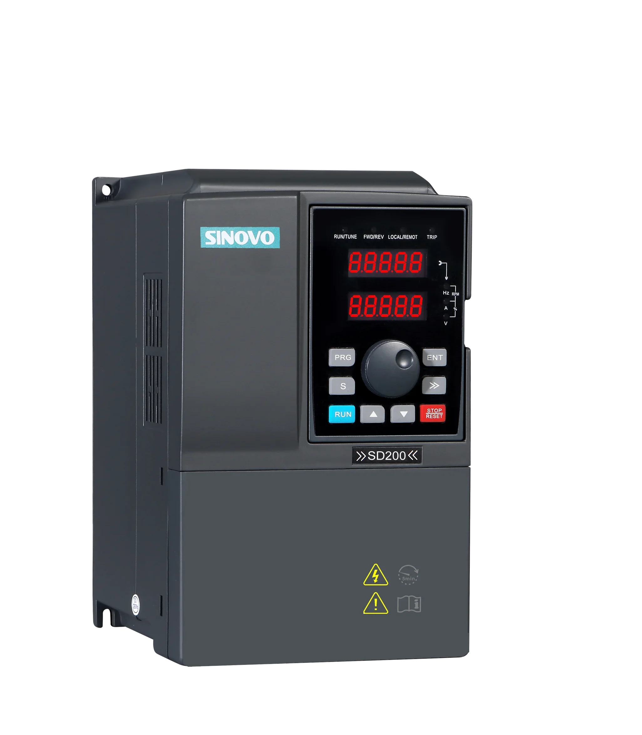 

SINOVO Frequency Converter DC to AC Three Phase 380V 30kw 50hz to 60hz Black DC/AC Inverters 18 Months CE ISO9001 Internal RS485