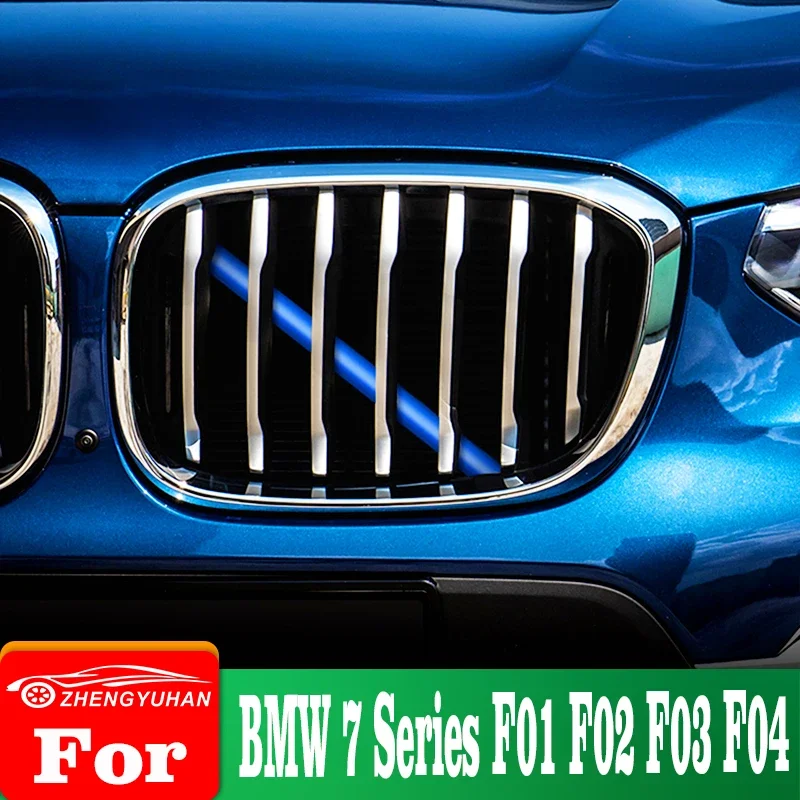 

For BMW 7 Series F01 F02 F03 F04 New Upgraded ABS plastic Trim Strips Car Front Radiator Grille Frame Cover Exterior Accessories