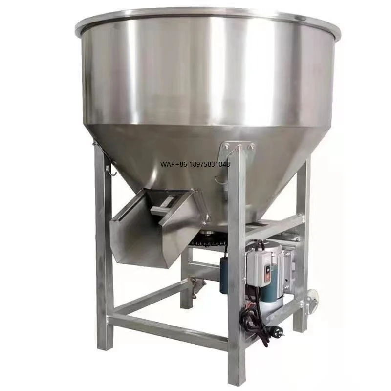 

Hot sale all stainless steel chicken feed mixer fish feed mixer seed machine