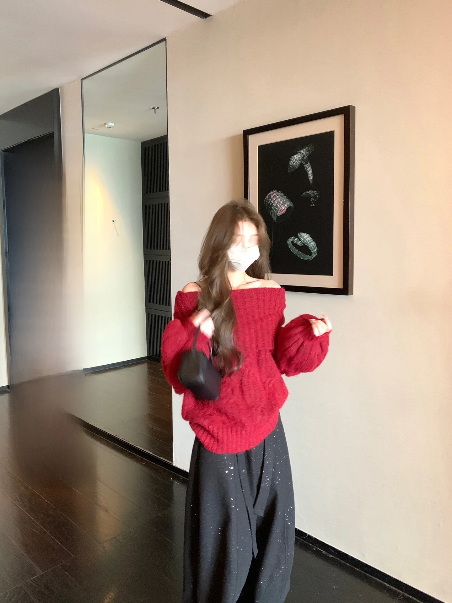 

XXIIUU Soft Knitted Loose Women's Base irt Winter New Sle Twist oulder Long Sve Polyester Fiber Warm Color Swe...