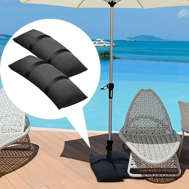 Balance Weight Sandbags Weight Balance Canopy Sandbags 2pcs borsa di sabbia ricaricabile pesi per tende antivento per Patio piscina giardino