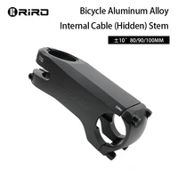 RIRO-vástago de Cable oculto para bicicleta, mango ultraligero de aluminio forjado/CNC de 28,6/31,8mm con espaciador, vástago de manillar de bicicleta de carretera