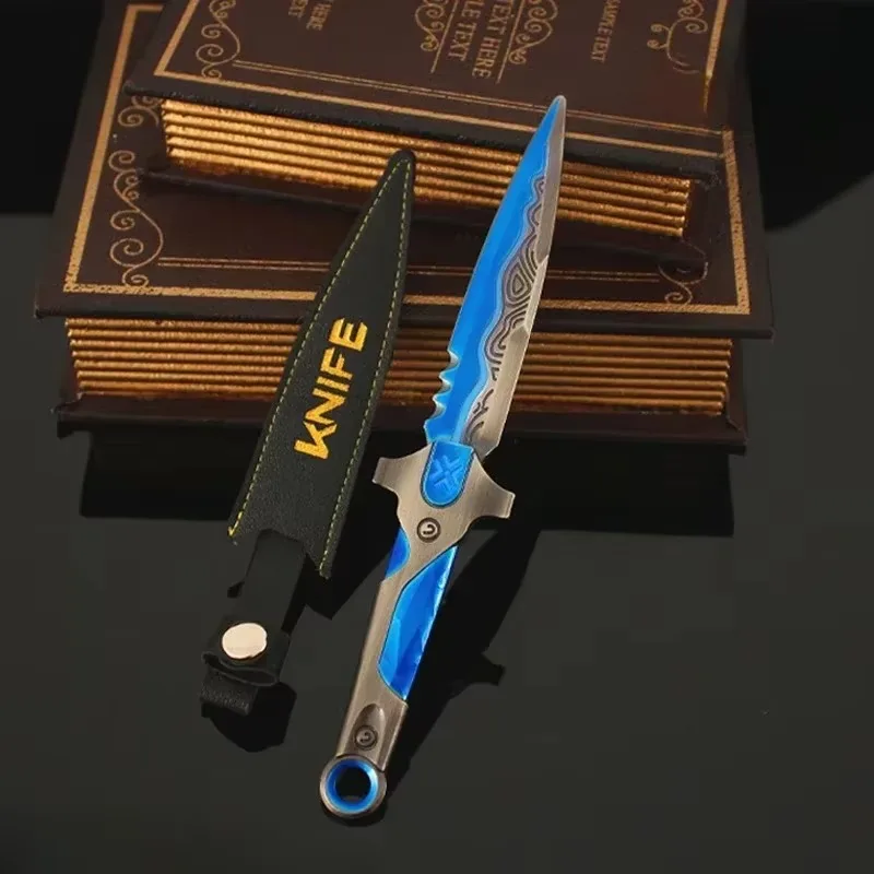 半透明の金属製の武士の剣のおもちゃ,バランスの取れた武器,vctロック,ミサコルディアナイフゲーム,周辺機器,クラフトギフト,21cm