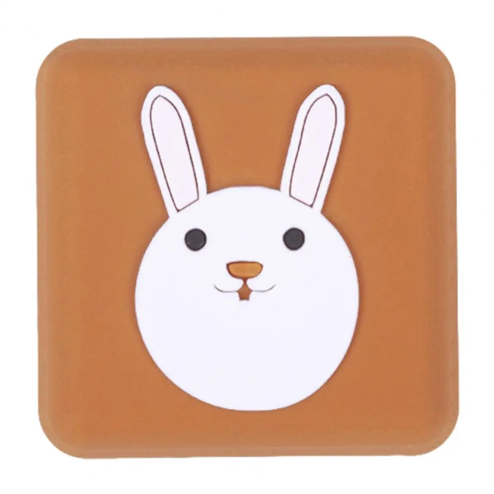

Adhesive Door Protector Cartoon Door Stopper Wall Protector Self Adhesive Knob Bumper Guard Quiet Shock Absorbent Round Square