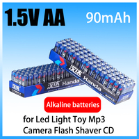 1-32PCS 1.5V AA Disposable Battery 90mAh Carbon Zinc Manganese Dry Batteries for Led Light Toy Mp3 Camera Flash Shaver CD Player