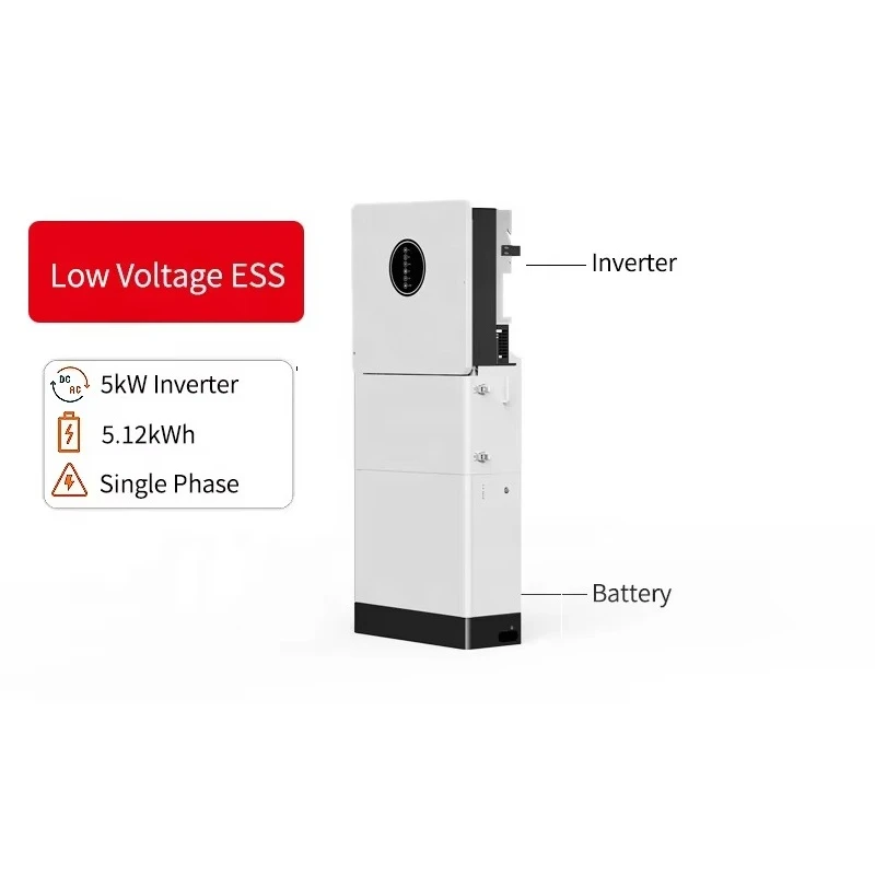 Energy Storage System 5KW Solar Inverter and 5KWH Lithium Battery Split Phase 51.2v Home Energy Storage System